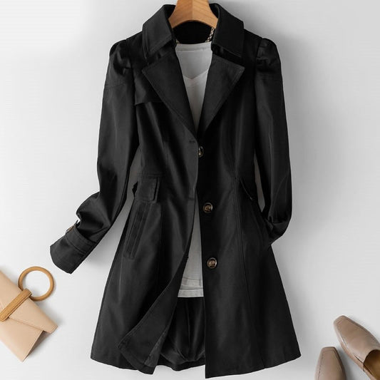 Clara – Gabardina ligera de estilo clásico