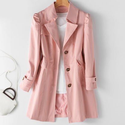 Clara – Gabardina ligera de estilo clásico