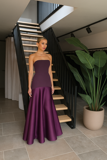 Helena - Vestido largo palabra de honor
