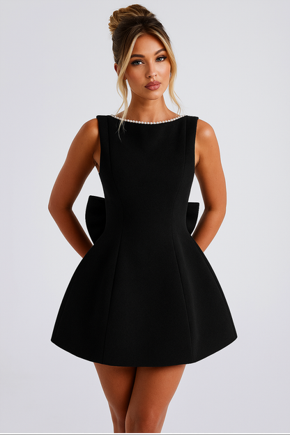 Priscella - Minivestido de cóctel de perlas