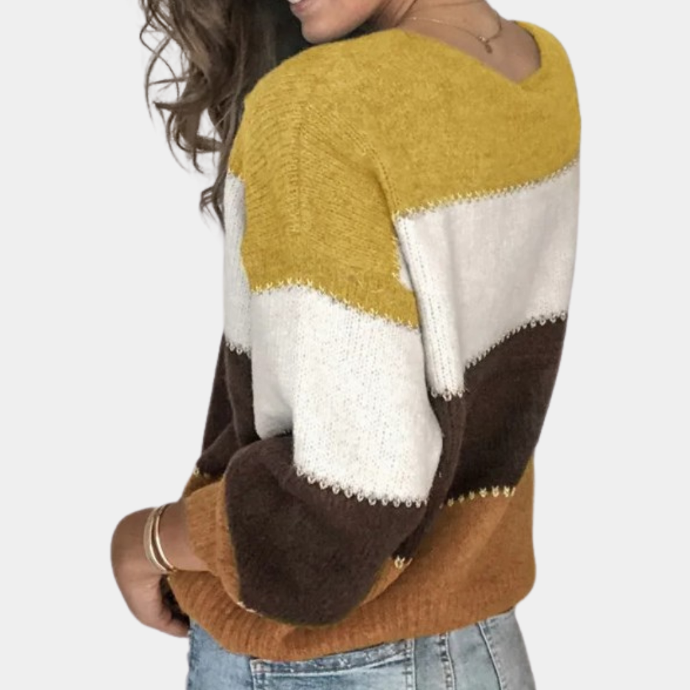 Claire – Jersey elegante de rayas para mujer