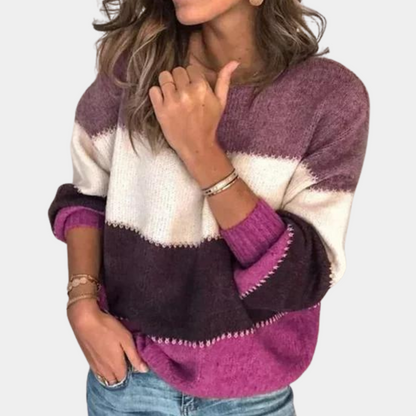 Claire – Jersey elegante de rayas para mujer