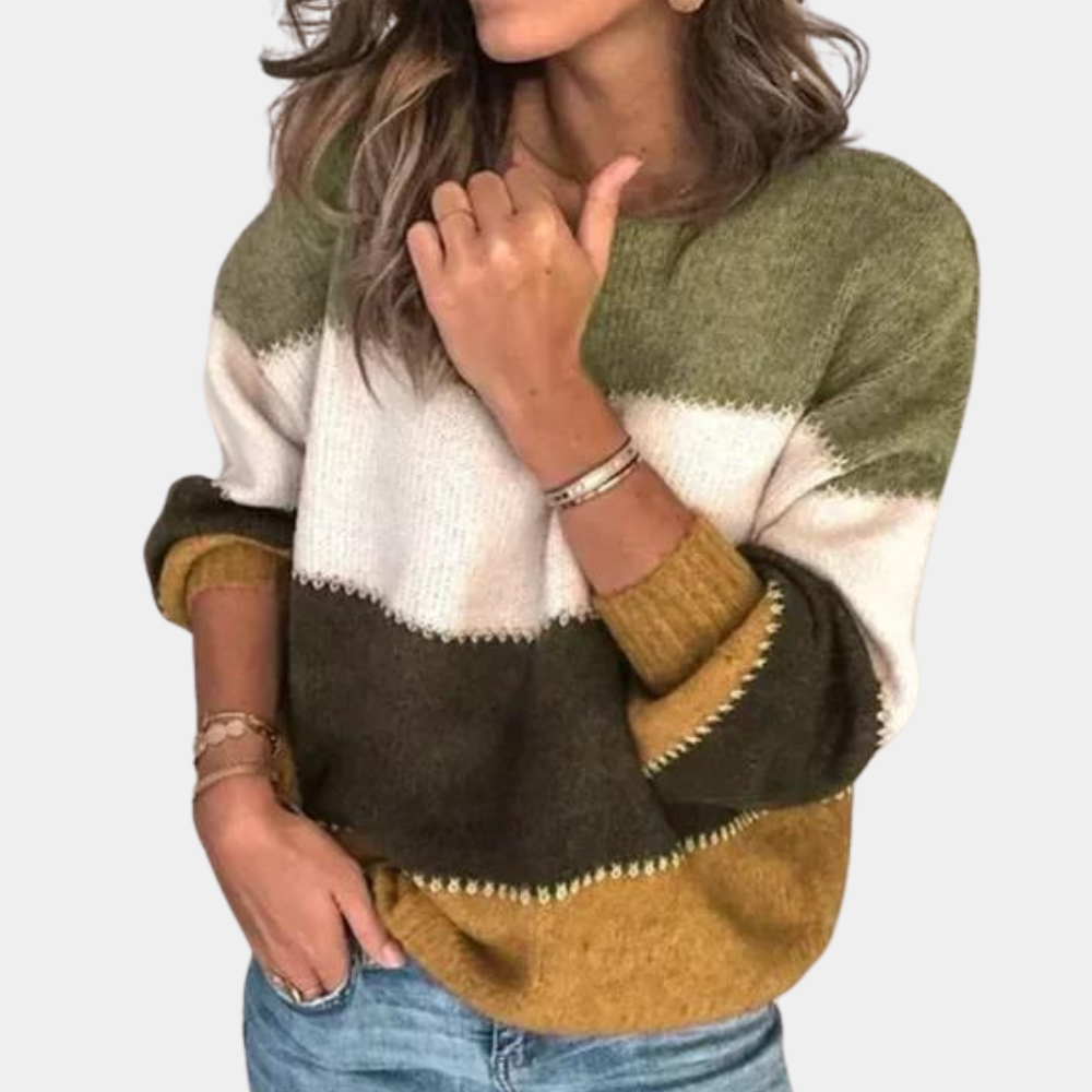 Claire – Jersey elegante de rayas para mujer