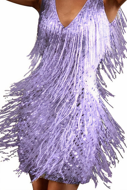 Valentina - Vestido corto de lentejuelas para mujer