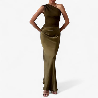 Clara – Vestido de fiesta asimétrico largo