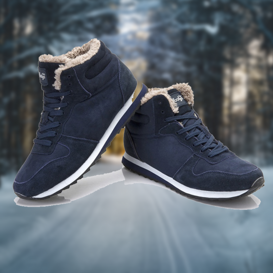 Andes - Zapatillas deportivas de invierno azul marino para hombre y mujer