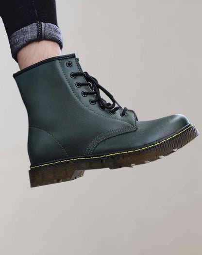 Hendrik | Botas de invierno de cuero de corte alto