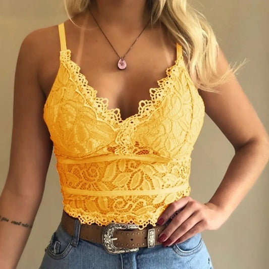 Candida | Chaleco crop top talla grande