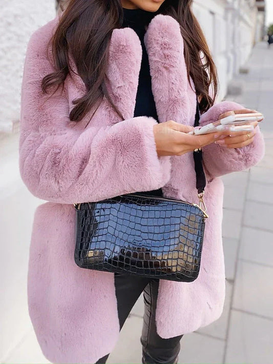 Luna - Chaqueta de mujer en pelo sintético