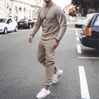 Leonardo - Conjunto deportivo para hombre con sudadera y pantalón jogger