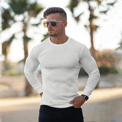Héctor – Suéter Delgado de Algodón para Hombre