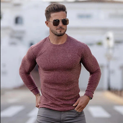 Héctor – Suéter Delgado de Algodón para Hombre