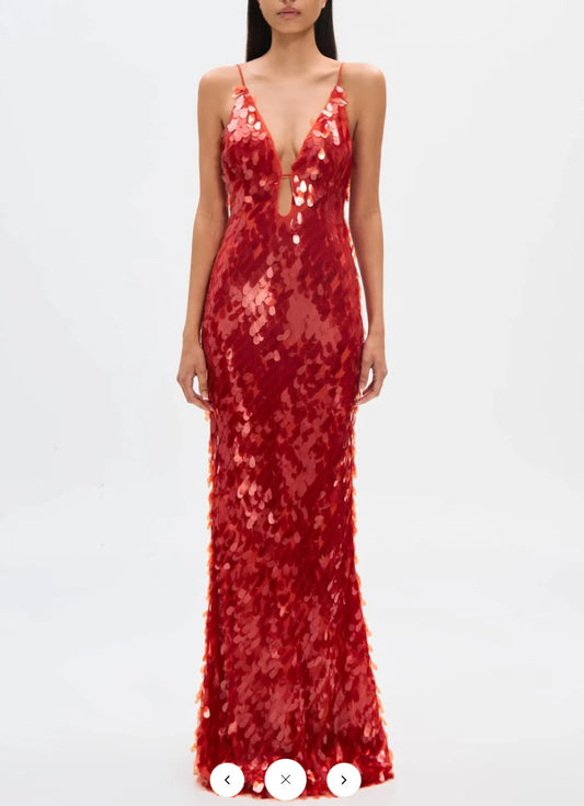 Scarlett - Vestido de noche de lentejuelas
