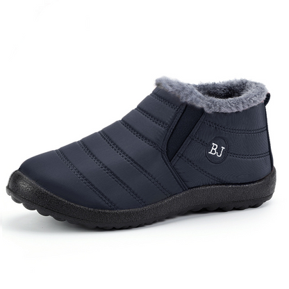 Carla - Botines acolchados para mujer con forro de felpa