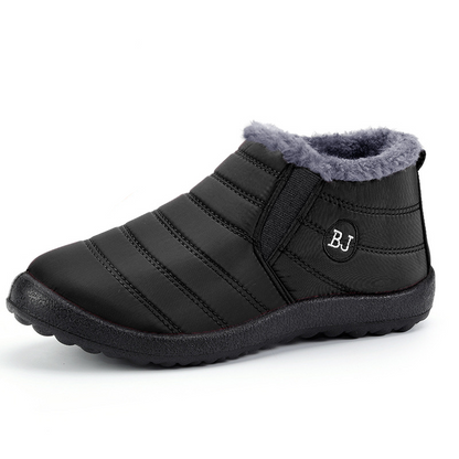 Carla - Botines acolchados para mujer con forro de felpa