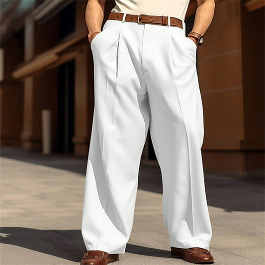 Leon - Pantalones anchos plisados