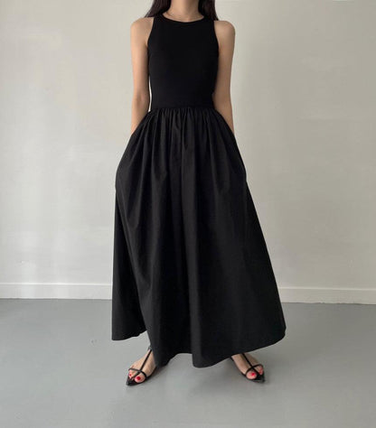 Hattie | Elegante vestido con escote redondo