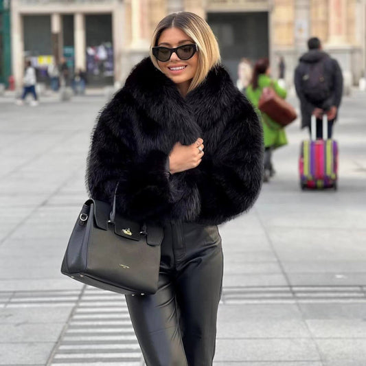 DoRojohea | Elegante warme Felljacke