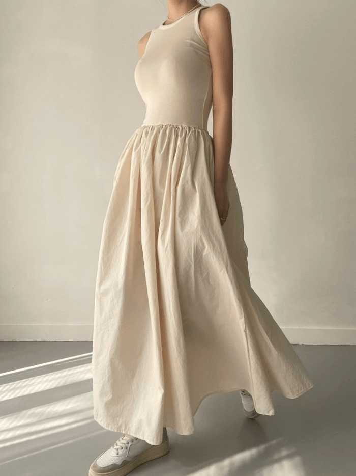 Hattie | Elegante vestido con escote redondo