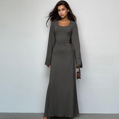 Lucía – Vestido largo elegante de manga larga