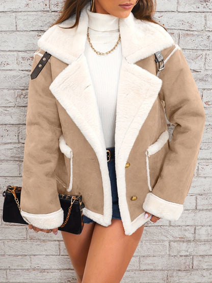 Isidora – Chaqueta de invierno con forro de borrego