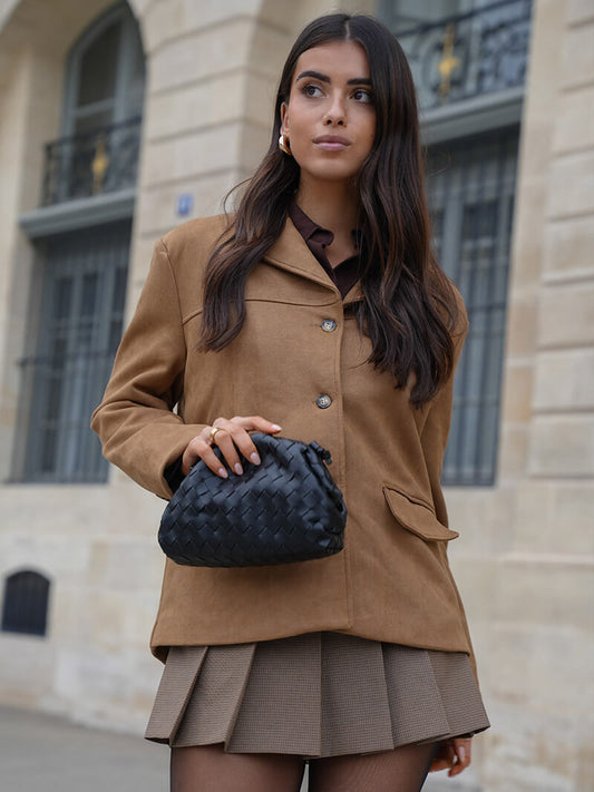 Lucía - Chaqueta Mujer De Pana Con Bolsillos Y Botones