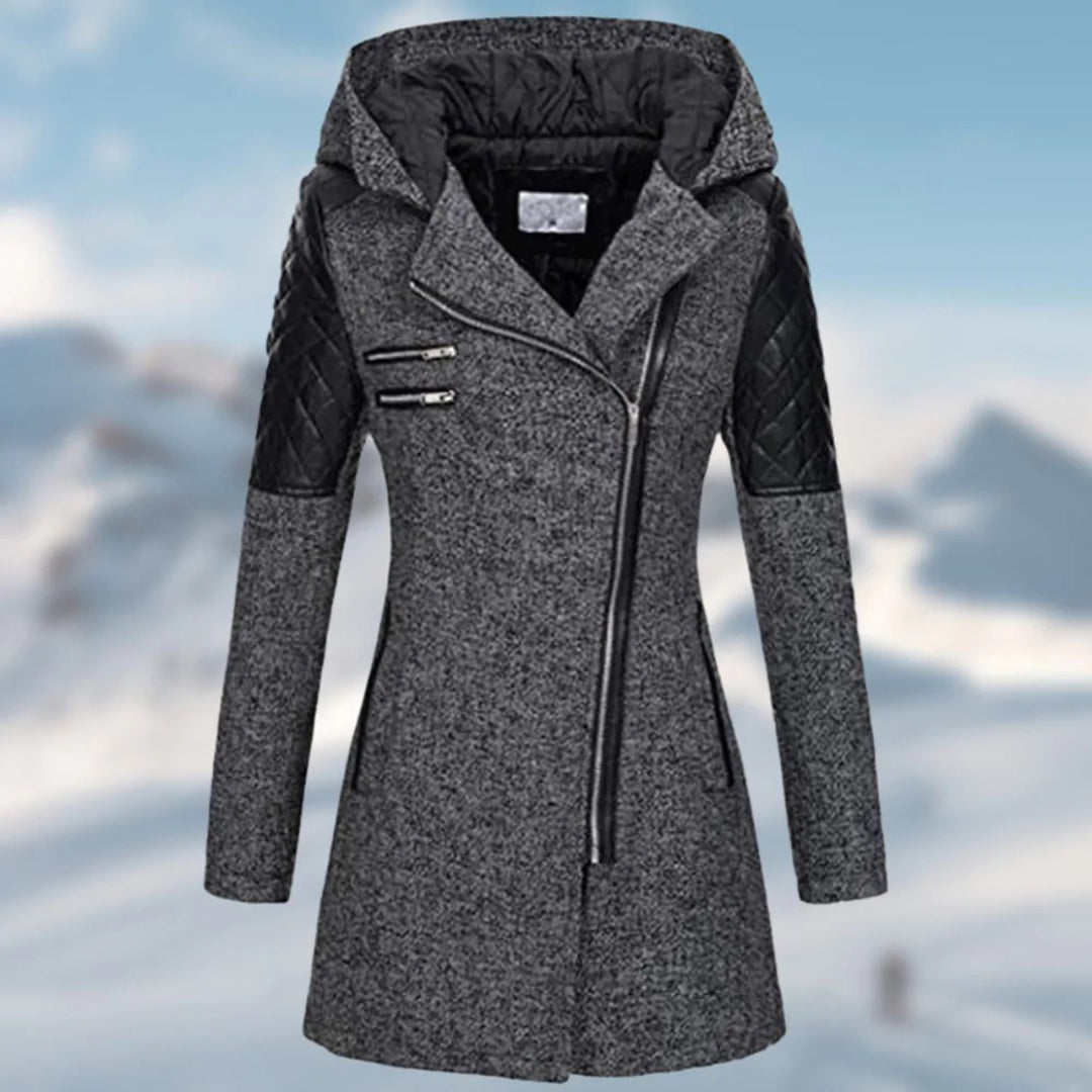 Léandra | Chaqueta de invierno larga con capucha para mujeres