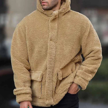 Cameryn | Chaqueta con capucha de peluche cómoda para hombre