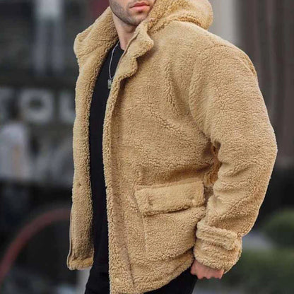 Cameryn | Chaqueta con capucha de peluche cómoda para hombre