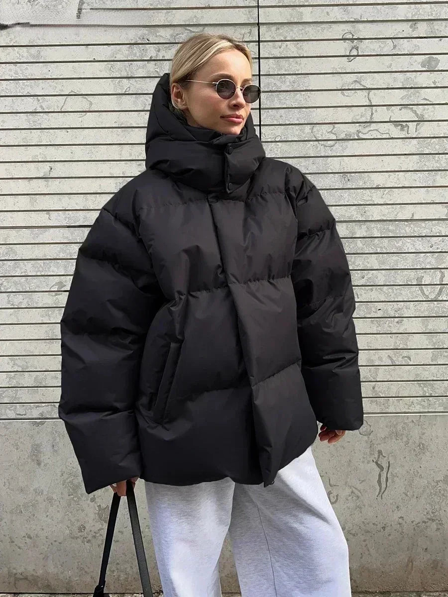 Morgana – Chaqueta acolchada oversize con capucha