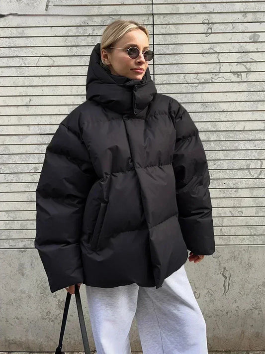 Morgana – Chaqueta acolchada oversize con capucha