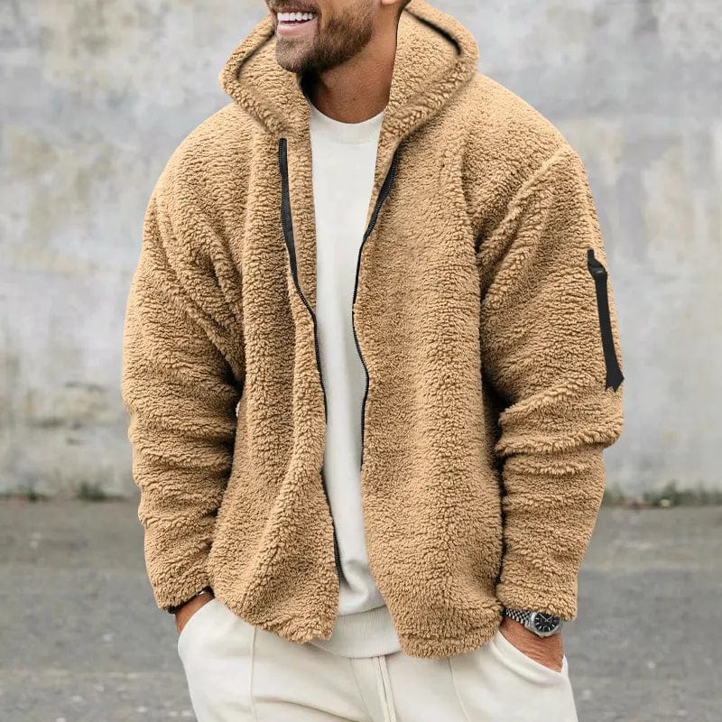 Mateo – Chaqueta de borreguito con capucha