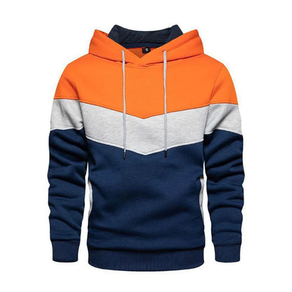 Kyle | Sudadera con capucha Patchwork Outdoor para hombre