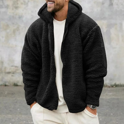 Mateo – Chaqueta de borreguito con capucha