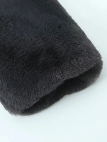 Calista | Chaqueta de faux fur para mujer de fibra de poliéster