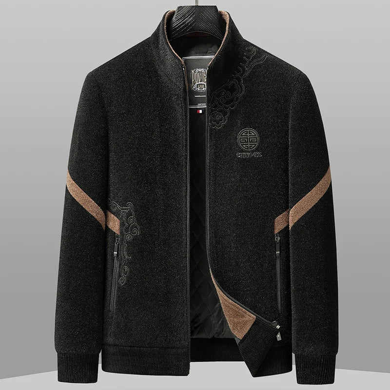 Mateos | Chaqueta gruesa de mezcla de lana para hombre