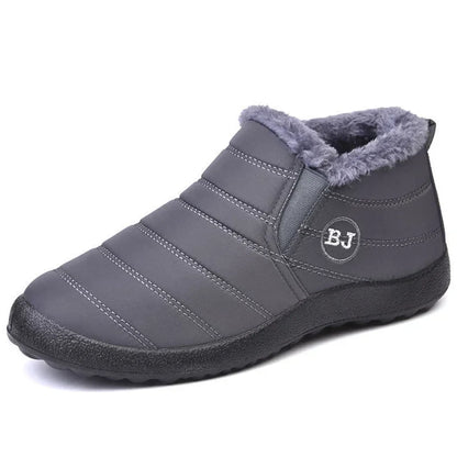 Carla - Botines acolchados para mujer con forro de felpa