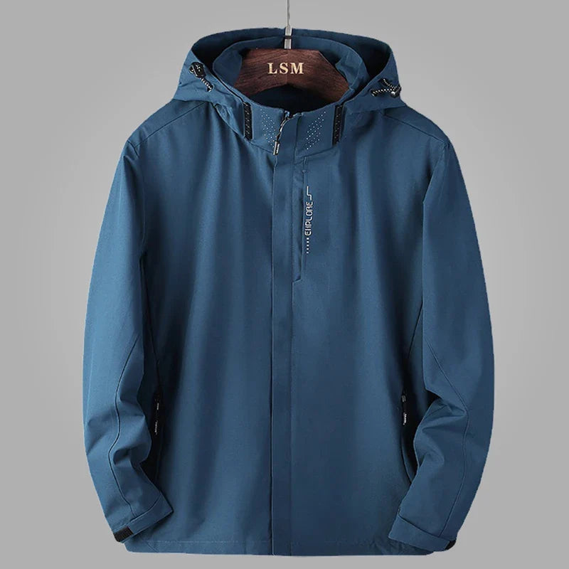 Isaac | Chaqueta impermeable para hombres talla grande