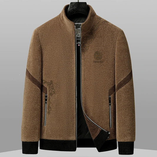 Mateos | Chaqueta gruesa de mezcla de lana para hombre