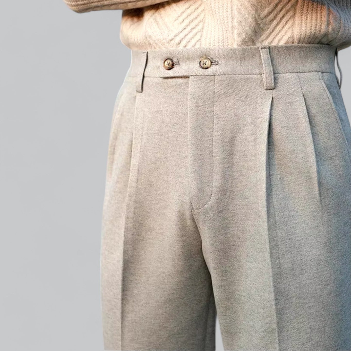 Sebasstian | Pantalón de algodón para hombre estilo clásico "Old Money"