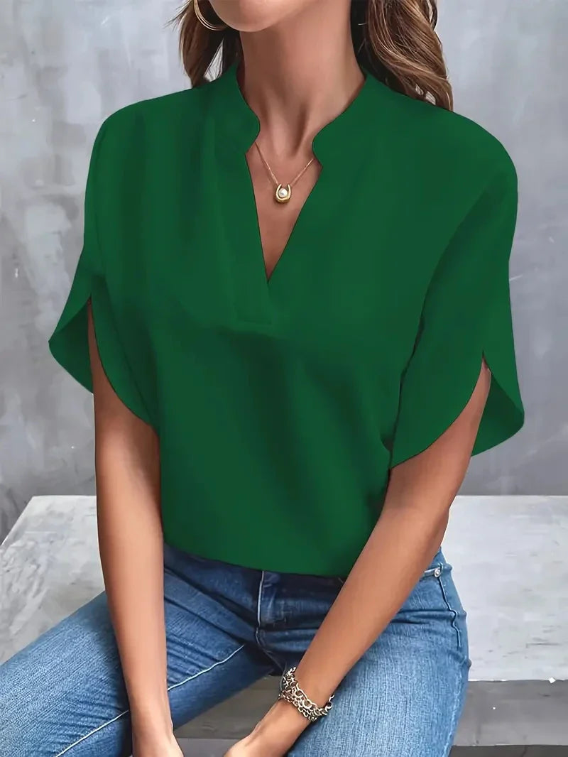 Ivanna | Blusa de chiffon elegante y lujosa para mujeres