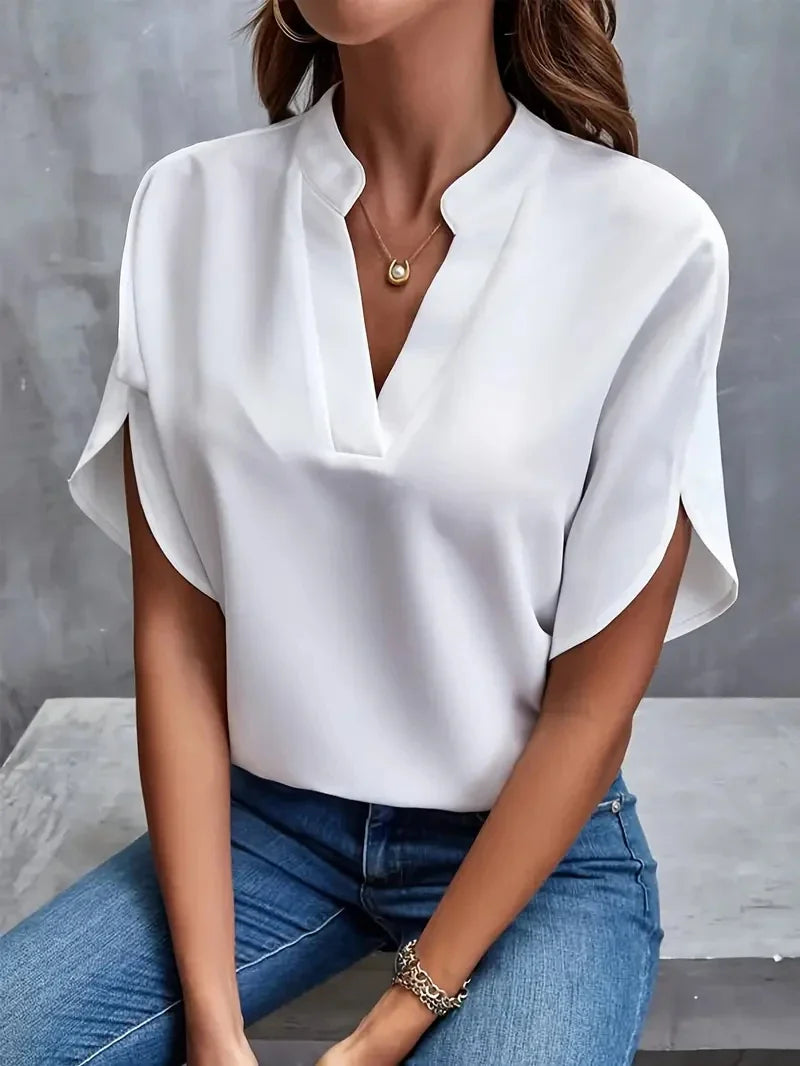 Ivanna | Blusa de chiffon elegante y lujosa para mujeres