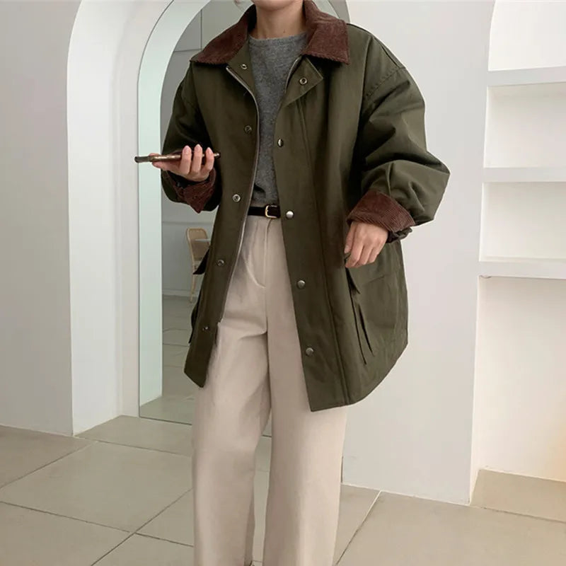 Consueloh | Trench coat femenino de algodón para un look elegante