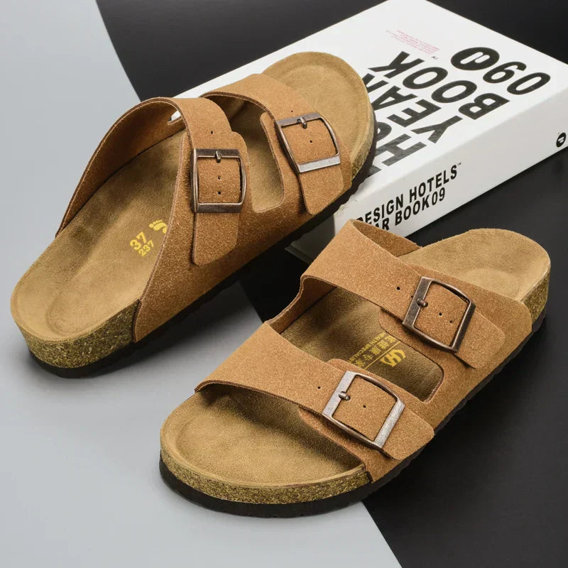 David | Sandalias de cuero lujosas