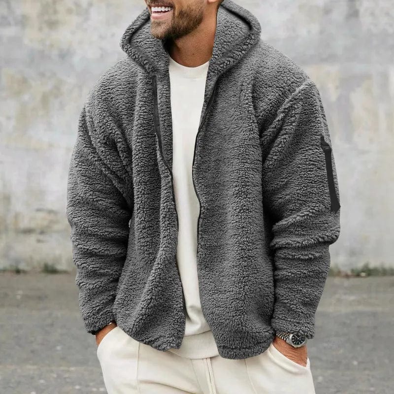 Mateo – Chaqueta de borreguito con capucha