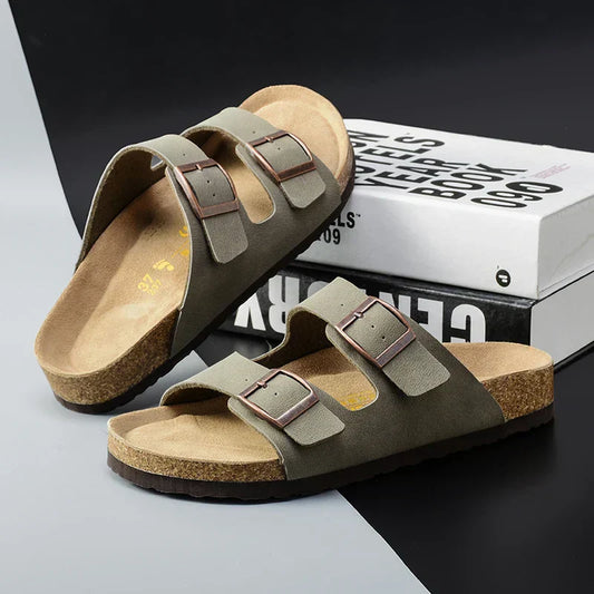 David | Sandalias de cuero lujosas