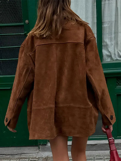 Anghélika | Abrigo retro para mujeres con cuello de solapa