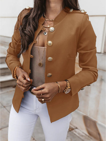 Valeria – Chaqueta con botones dorados
