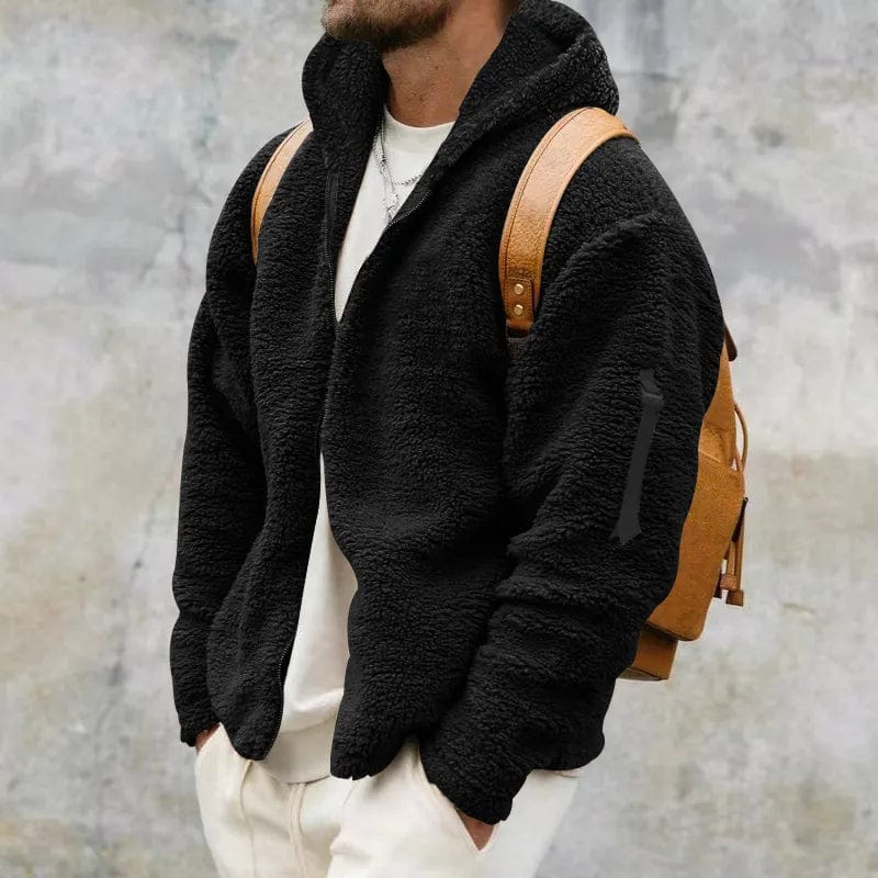 Mateo – Chaqueta de borreguito con capucha