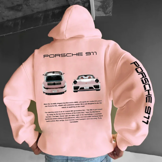 Jaycob | Sudadera clásica oversize con capucha y diseño del 911 GT3RS